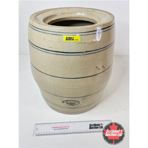 Medalta Ice Water Crock w/Spigot (No Lid) (Measures : 15"H)