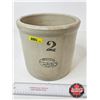 Image 1 : Medalta 2 Gallon Crock (Measures : 9"H x 9-1/2"Dia)