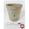 Image 1 : Medalta 3 Gallon Crock (Measures : 12-1/2"H x 11-1/4"Dia)