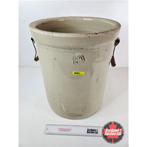 Medalta 10 Gallon Crock (Measures : 19"H x 16"Dia)