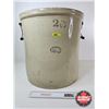 Image 2 : Medalta 20 Gallon Crock (Measures : 19-1/2"H x 19-1/2"Dia)