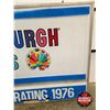 Image 11 : Pittsburgh Paints Double Sided Outdoor Light Up Sign w/ Frame & Hangers (Measurements Not Including 