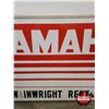 Image 3 : YAMAHA Outdoor Double Sided Light Up Sign w/ Frame & Hangers (Measurements Not Including Hangers : 4