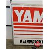 Image 9 : YAMAHA Outdoor Double Sided Light Up Sign w/ Frame & Hangers (Measurements Not Including Hangers : 4