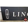 Image 2 : Large LINCOLN Dealership Curved Aluminum Sign (Measures : 36"H x 129"L x 12"D)