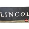 Image 3 : Large LINCOLN Dealership Curved Aluminum Sign (Measures : 36"H x 129"L x 12"D)