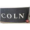 Image 4 : Large LINCOLN Dealership Curved Aluminum Sign (Measures : 36"H x 129"L x 12"D)