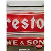 Image 18 : FIRESTONE Double Sided Light Up Outdoor Sign w/ Frame & Hangers (Measurements Not Including Hangers 