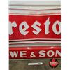 Image 3 : FIRESTONE Double Sided Light Up Outdoor Sign w/ Frame & Hangers (Measurements Not Including Hangers 