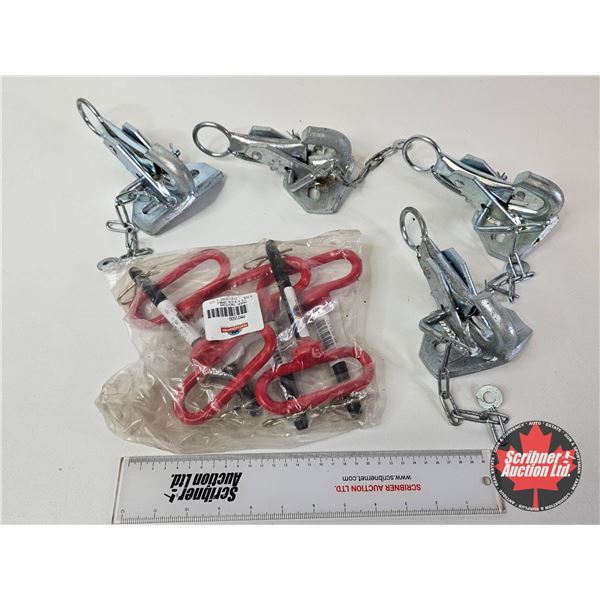 Snap Anchor Hooks (4) & 1/2" Drop Pins (5)