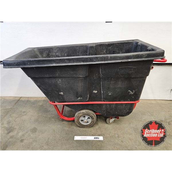 Rubbermaid Commercial Product Utility Dump Cart (Capacity 1/2 Cu. Yd) (Measures : 38"H x 27"W x 60"L