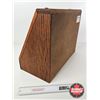 Image 6 : Cigar Display Humidor "Four Bandits Cigar Co." (Measures : 16"H x 20"W x 10-1/4"D)