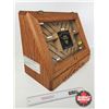 Image 4 : Cigar Display Humidor "Four Bandits Cigar Co." (Measures : 16"H x 20"W x 10-1/4"D)