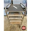 Image 2 : Metal Work Cart (On Castors) (Measures : 37-1/2"H x 30"W x 20"D)