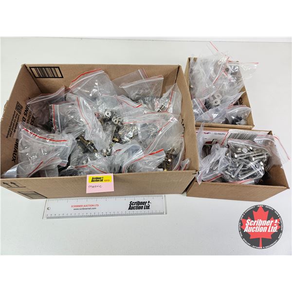 Variety of Metric Fasteners Inc.  - Stainless Nuts - Stainless Bolts - Black Screws - ETC! (Box Weig