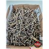 Image 2 : Container of 4" Leg Bolts (6lbs) & Box of 2-1/4" Construction Screws (8lbs)