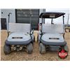 Image 2 : Golf Carts (2) : 2017 Club Car Precedent (Grey) VIN: SL1751-842070 & SL1741-749527 (Gas) (Not Runnin