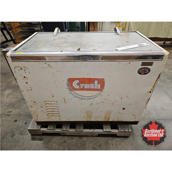 Orange Crush Ideal Cooler Model 500 A S/N#10571  (Note : Plugged in - Motor Turns)  (Measures : 37-1