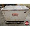 Image 1 : Orange Crush Ideal Cooler Model 500 A S/N#10571  (Note : Plugged in - Motor Turns)  (Measures : 37-1