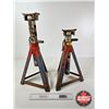 Image 1 : Jack Stands (2) (Lowest : 18-1/2"H ~ Highest : 26-1/2"H)