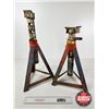 Image 3 : Jack Stands (2) (Lowest : 18-1/2"H ~ Highest : 26-1/2"H)
