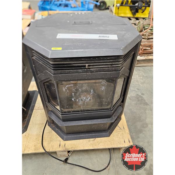 2009 Lennox Wood Pellet Stove : Model PS40  (Measures : 31"H x 27"W x 24"D)