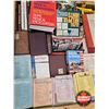 Image 2 : Crate Lot : Large Variety of Books & Magazines including : - National Geographic (1980's-2000's) - R
