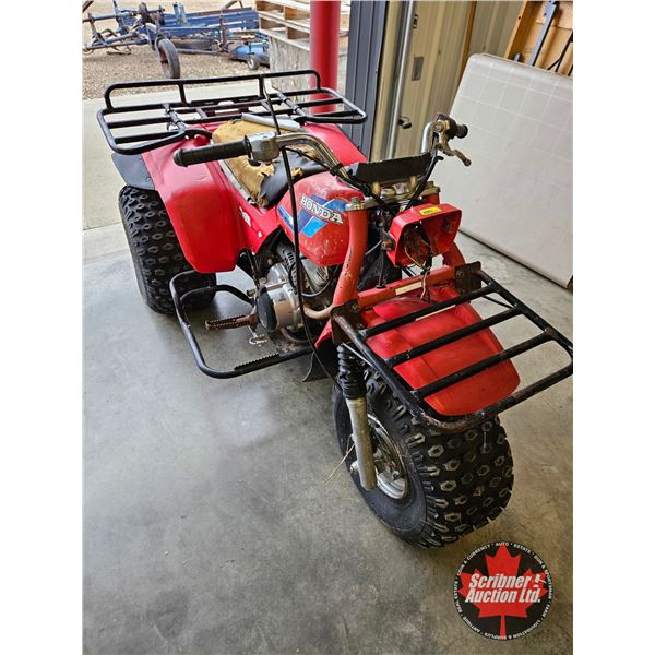 1984 Honda ATC Trike : Model 200S S/N# JH3TB053XEC437667 (Not Running ~ Turns Over)