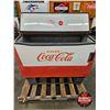 Image 8 : Coca-Cola Cooler  (Needs TLC) (Measures : 38-1/2"H x 45"W x 28"D)