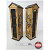 Image 2 : Wooden Home Decor Painted Cabinets (2)  (Measures : 26-1/4"H)