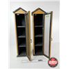 Image 3 : Wooden Home Decor Painted Cabinets (2)  (Measures : 26-1/4"H)