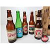 Image 2 : Wooden Crate Lot : Vintage Beer Bottle Collection (30)  including Calgary Beer, Edmonton Export, Pil