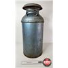 Image 6 : Rare British American Oil Co Milk Can Style Bulk Oil Can (Stamped) w/Original Tag (Manufactured to T