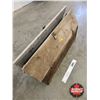 Image 2 : Wooden Carpenter Tool Box c/w Insulators (6)  (Measures : 18"H x 32"W x 10-1/2"D)
