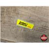 Image 6 : Wooden Carpenter Tool Box c/w Insulators (6)  (Measures : 18"H x 32"W x 10-1/2"D)