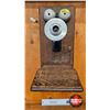 Image 1 : Northern Electric Wood Box Telephone (c.1915) (Note : Missing Pieces)  (Measures : 20-1/2"H x 12"W x