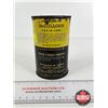 Image 2 : OIL CAN : McCulloch 2-Cycle Engine Oil (Full)  (Measures : 4-3./4"H x 3"Dia)
