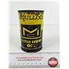 Image 4 : OIL CAN : McCulloch 2-Cycle Engine Oil (Full)  (Measures : 4-3./4"H x 3"Dia)