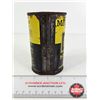 Image 5 : OIL CAN : McCulloch 2-Cycle Engine Oil (Full)  (Measures : 4-3./4"H x 3"Dia)