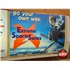 Image 4 : Light Up Advertising Store Clock "Take Home A Carton Today" w/Interchangeable Advertising Sides  (Me