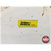 Image 8 : Single Sided Tin Sign : Drink Coca-Cola w/Bottle (Yellow Dot)  (Measures : 35-1/2"H 59-1/4"W)