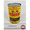 Image 1 : OIL CAN : Shaler Rislone Engine Treatment (Full)  (Measures : 6"H x 4"Dia)