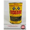 Image 2 : OIL CAN : Shaler Rislone Engine Treatment (Full)  (Measures : 6"H x 4"Dia)