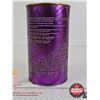Image 4 : OIL CAN : Arctic Cat Purple Powerlube (Cardboard) (Full)  (Measures : 6-1/2"H x 4"Dia)