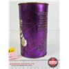 Image 5 : OIL CAN : Arctic Cat Purple Powerlube (Cardboard) (Full)  (Measures : 6-1/2"H x 4"Dia)