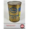 Image 1 : OIL CAN : Esso Essolube XD-3 Motor Oil (Full)  (Measures : 6"H x 4"Dia)