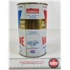 Image 5 : OIL CAN : Valvoline Motor Oil (Full)  (Measures : 6-1/2"H x 4"Dia)