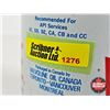Image 8 : OIL CAN : Valvoline Motor Oil (Full)  (Measures : 6-1/2"H x 4"Dia)