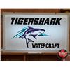 Image 1 : Tigershark Watercraft Light Up Sign Lens  (Note : Photographed w/Backlighting ~ Not Included)  (Meas