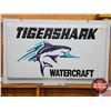 Image 2 : Tigershark Watercraft Light Up Sign Lens  (Note : Photographed w/Backlighting ~ Not Included)  (Meas